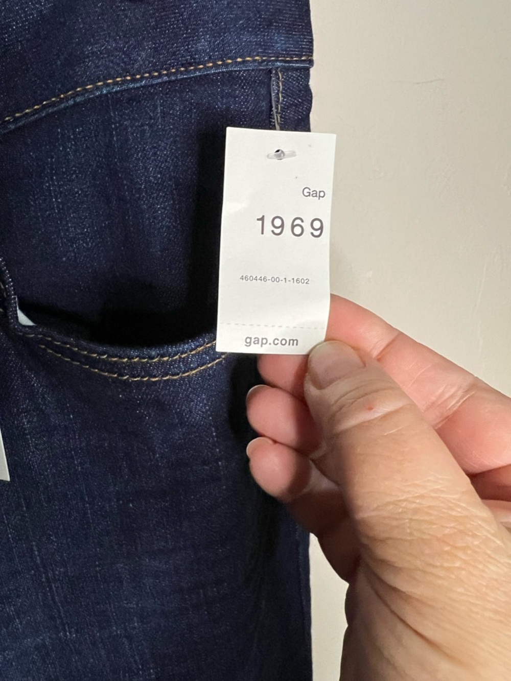 Gap 1969 NWT The Perfect Boot Cut Dark Blue Denim Jeans - Picture 5 of 10